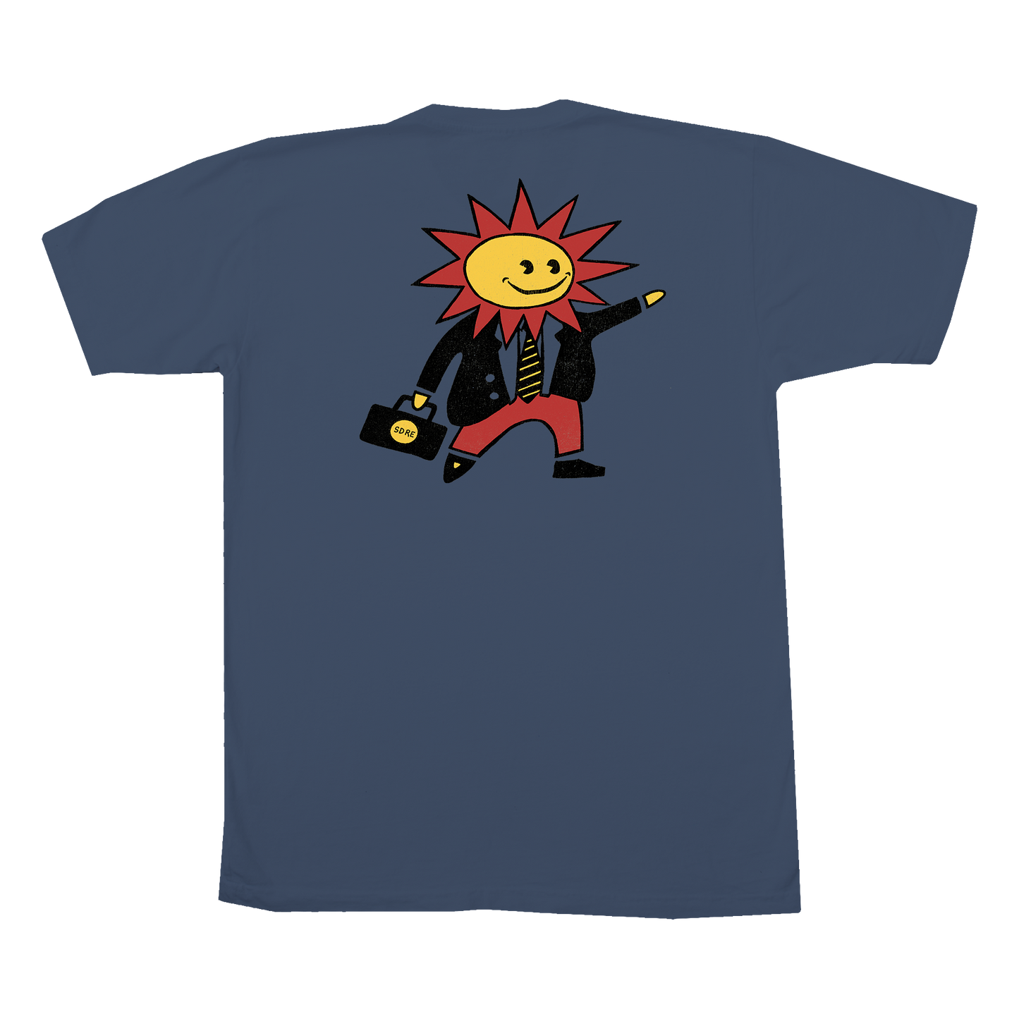 Vintage Mr Sunny Tee - Midnight Blue