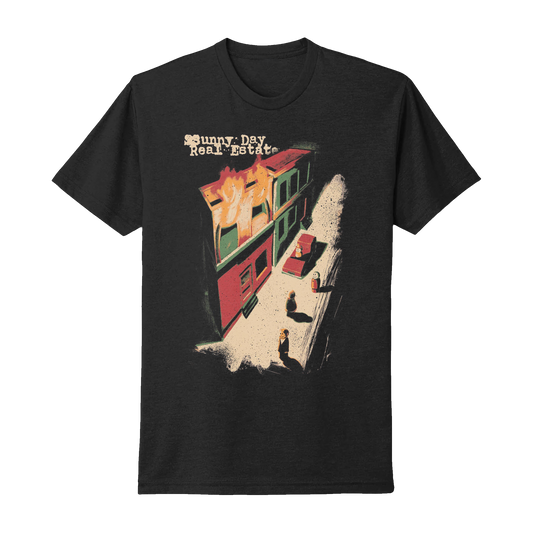 Burning Building Tee - Black