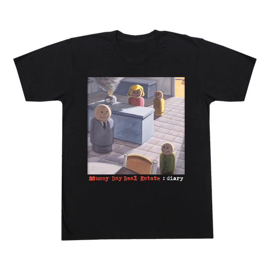 Diary LP Square Cover Tee - Black