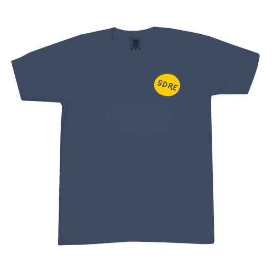 Vintage Mr Sunny Tee - Midnight Blue